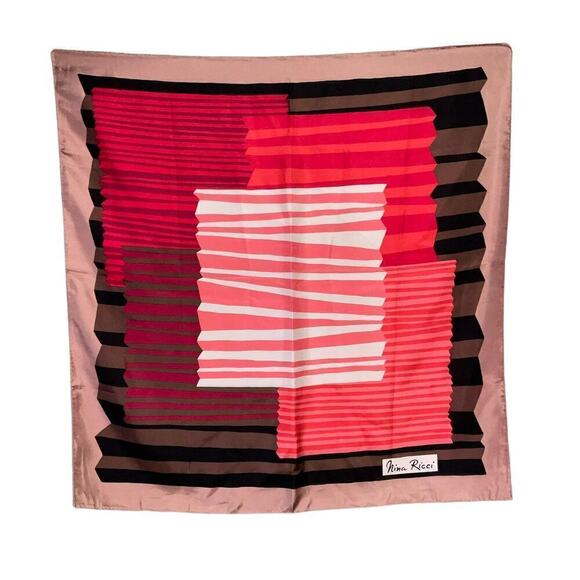 Vintage Nina Ricci 100% Silk Square Scarf - Picture 15 of 16